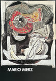 Mario Merz exhibition poster - Untitled - museum artist - art print