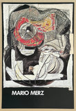 Mario Merz exhibition poster - Untitled - museum artist - art print