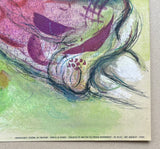 Marc Chagall exhibition poster - L'Opera - Romeo and Juliet - Paris - art print - 1964
