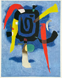 Willi Baumeister exhibition poster - Bluxao 5 - German painter - museum artist - art print