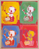 Andy Warhol exhibition poster - four Pandas - museum artist - art print - pop art - 1993