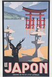 Japan exhibition poster - Le Japon - Travel - Tourism - Holidays - art print