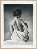 Christian Coigny exhibition poster - Modesty - Nude Female - black white photography - naked lady - art print