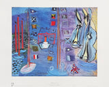 Raoul Dufy exhibition poster - The Basin at Deauville - art print