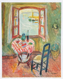 Charles Camoin exhibition poster - The Open Window - art print