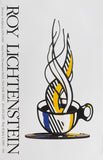 Roy Lichtenstein exhibition poster - Cup and Saucer - Pop Art - art print