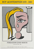 Roy Lichtenstein exhibition poster - Roy Lichtenstein exhibition poster - Foundation Juan March - pop art - art print - Pop Art