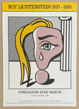 Roy Lichtenstein exhibition poster - Roy Lichtenstein exhibition poster - Foundation Juan March - pop art - art print - Pop Art