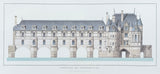 Chateau de Chenonceau exhibition poster - French Castle - Architecture - art print