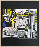 Roy Lichtenstein exhibition poster - Torpedo LOS - museum artist - art print - pop art