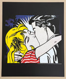 Roy Lichtenstein exhibition poster - Kiss - museum artist - art print - pop art