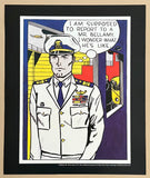 Roy Lichtenstein exhibition poster - Mr. Bellamy - museum artist - art print - pop art