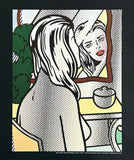 Roy Lichtenstein exhibition poster - Nude at Vanity - museum artist - art print - pop art