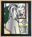 Roy Lichtenstein exhibition poster - Nude at Vanity - museum artist - art print - pop art