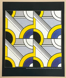 Roy Lichtenstein exhibition poster - Modular Painting - museum artist - art print - pop art