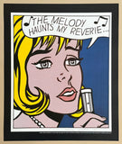 Roy Lichtenstein exhibition poster - Reverie - museum artist - art print - pop art