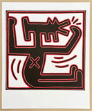 Keith Haring exhibition poster - Untitled - Dog - pop art - art print