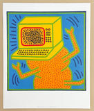 Keith Haring exhibition poster - Computer - pop art - art print