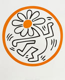 Keith Haring exhibition poster - Untitled, 1988 - Flower - pop art - art print