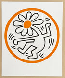 Keith Haring exhibition poster - Untitled, 1988 - Flower - pop art - art print