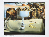 Salvador Dali exhibition poster - Apparition of face and fruit dish on a beach - museum artist - art print