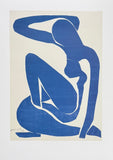 Henri Matisse exhibition poster - Blue nude - French Art - museum artist - art print