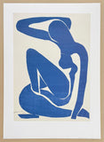 Henri Matisse exhibition poster - Blue nude - French Art - museum artist - art print