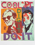 Martin Kippenberger exhibition poster - cool it - dig it - do it - museum artist - art print - pop art