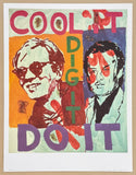 Martin Kippenberger exhibition poster - cool it - dig it - do it - museum artist - art print - pop art