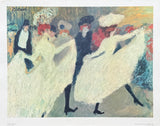 Pablo Picasso exhibition poster - Le Bal Tabarin - Cabaret - very early and highly collectible art print - dance - 1964