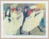 Pablo Picasso exhibition poster - Le Bal Tabarin - Cabaret - very early and highly collectible art print - dance - 1964