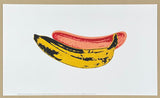 Andy Warhol exhibition poster - Banana - kitchen - Fruit - Food - pop-art - museum artist - art print - 2018