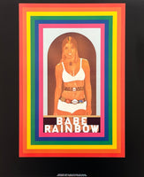 Peter Blake exhibition poster - The Alphabet R for Rainbow - British artist - Pop Art - museum artist - art print