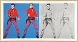 Andy Warhol exhibition poster - Elvis I and II - Cowboy - Revolver - pop-art - museum artist - art print - 2018