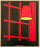 Patrick Caulfield exhibition poster - Interior Night - museum artist - art print - pop art - 2010