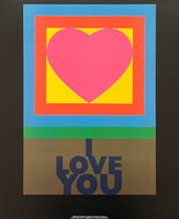 Peter Blake exhibition poster - The Alphabet H for Heart - museum artist - art print - 2010