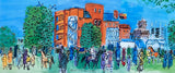 Raoul Dufy exhibition poster - Ascot, 1931 - The horse track - jockeys - races - museum artist - art print