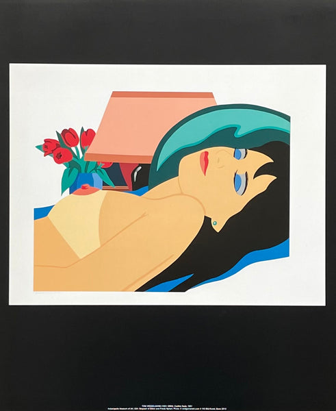 Tom Wesselmann exhibition poster - Cynthia nude - female portrait - museum artist - art print - pop art