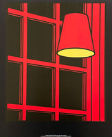 Patrick Caulfield exhibition poster - Interior Night - museum artist - art print - pop art - 2010