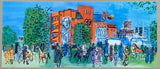 Raoul Dufy exhibition poster - Ascot, 1931 - The horse track - jockeys - races - museum artist - art print