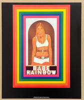 Peter Blake exhibition poster - The Alphabet R for Rainbow - British artist - Pop Art - museum artist - art print