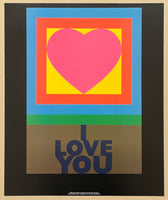 Peter Blake exhibition poster - The Alphabet H for Heart - museum artist - art print - 2010
