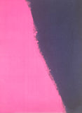 Andy Warhol exhibition poster - Shadows  - pink - black - abstract - pop-art - museum artist - art print - 2014