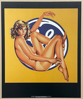 Mel Ramos exhibition poster - The lost painting of 1965 - nude woman - museum artist - art print - pop art - 2010